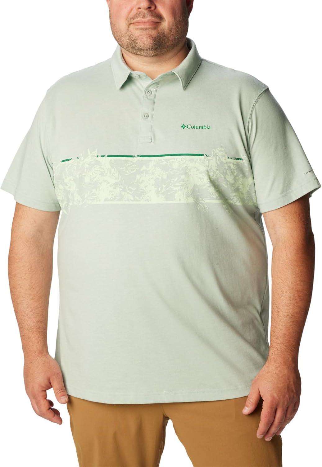 imageColumbia Mens Thistletown Ridge Polo Sp21Niagara Heather