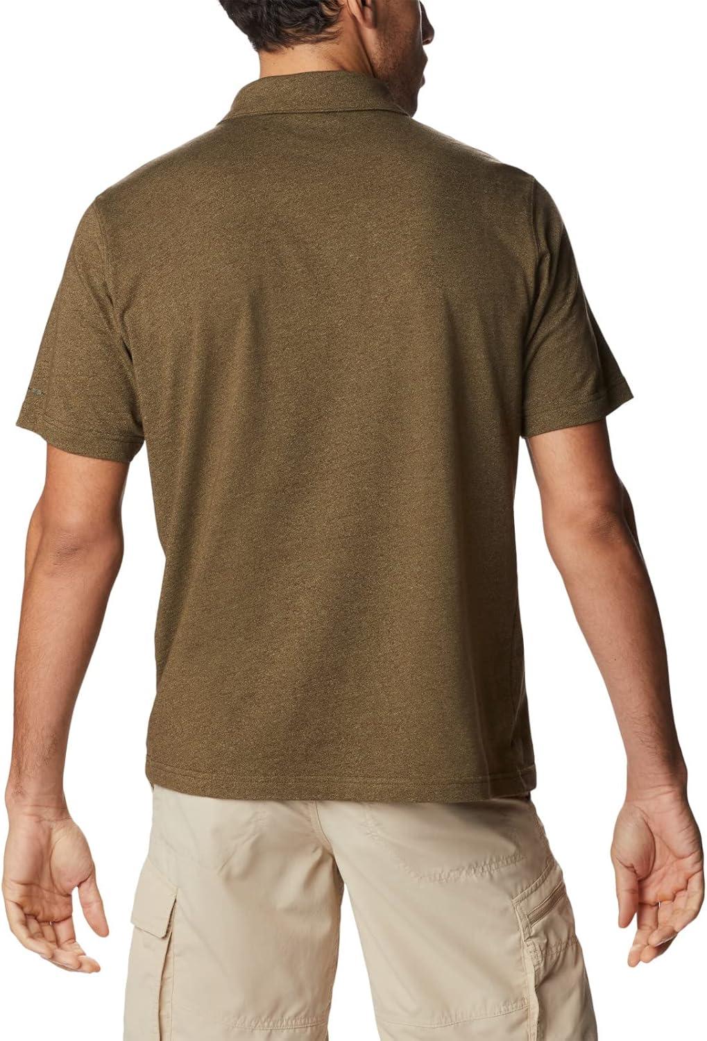 imageColumbia Mens Thistletown Ridge Polo Sp21Olive Green Heather