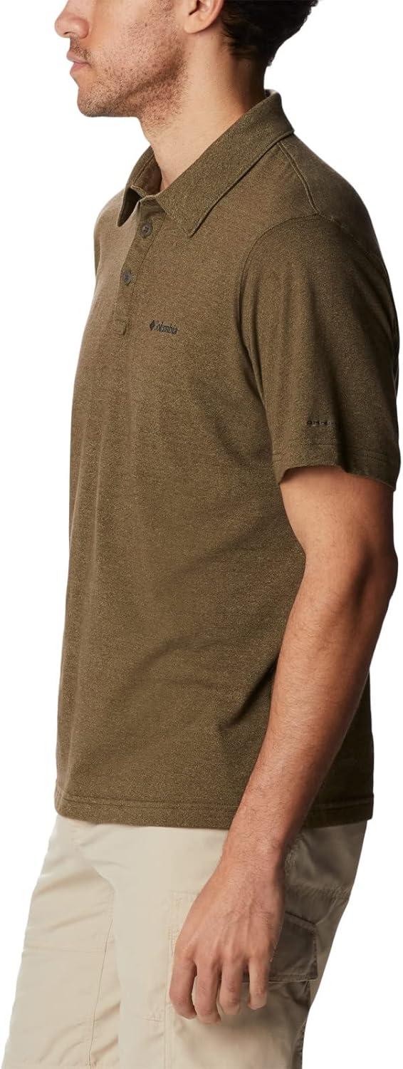 imageColumbia Mens Thistletown Ridge Polo Sp21Olive Green Heather