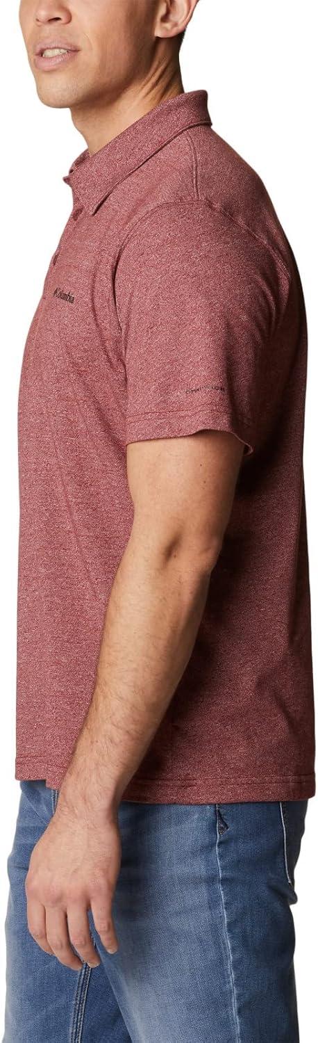 imageColumbia Mens Thistletown Ridge Polo Sp21Red Jasper Heather