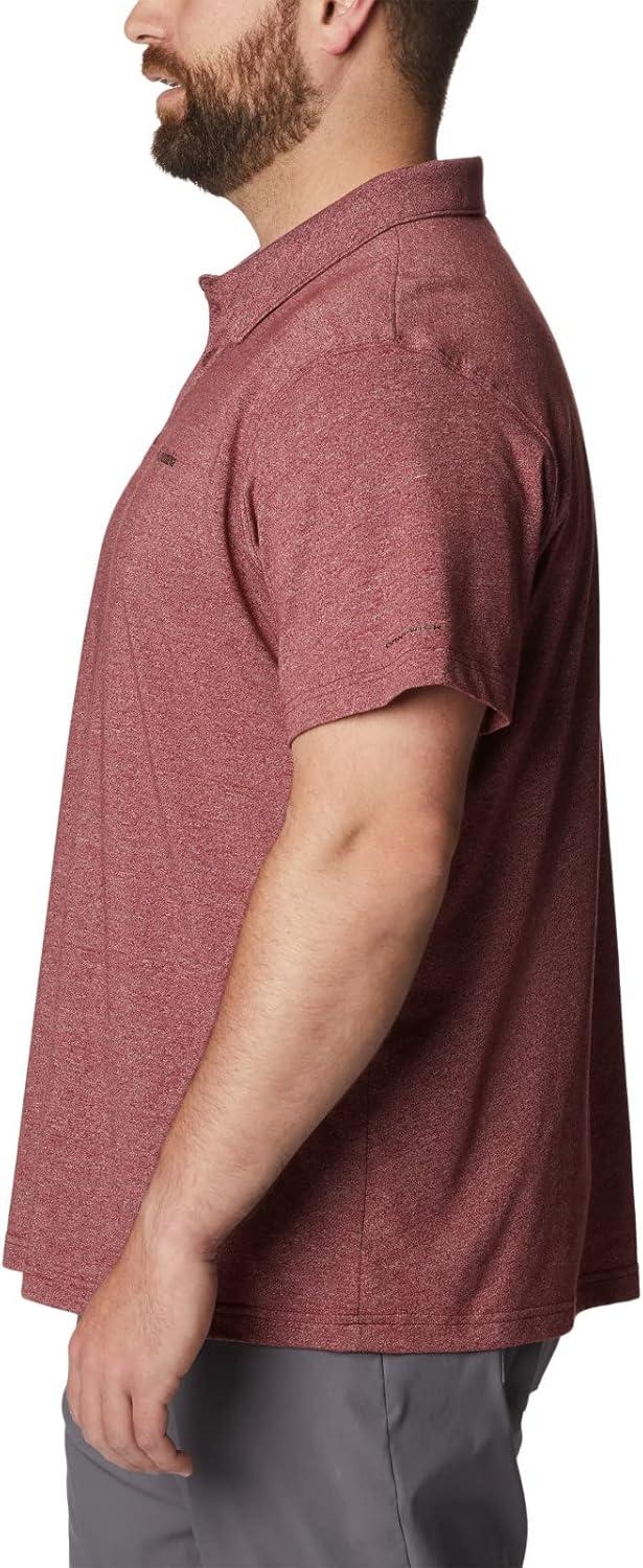 imageColumbia Mens Thistletown Ridge Polo Sp21Red Jasper Heather