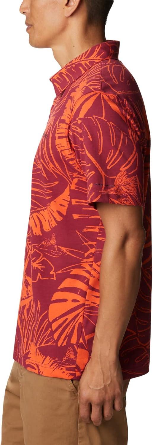 imageColumbia Mens Thistletown Ridge Polo Sp21Red Onion King Palms