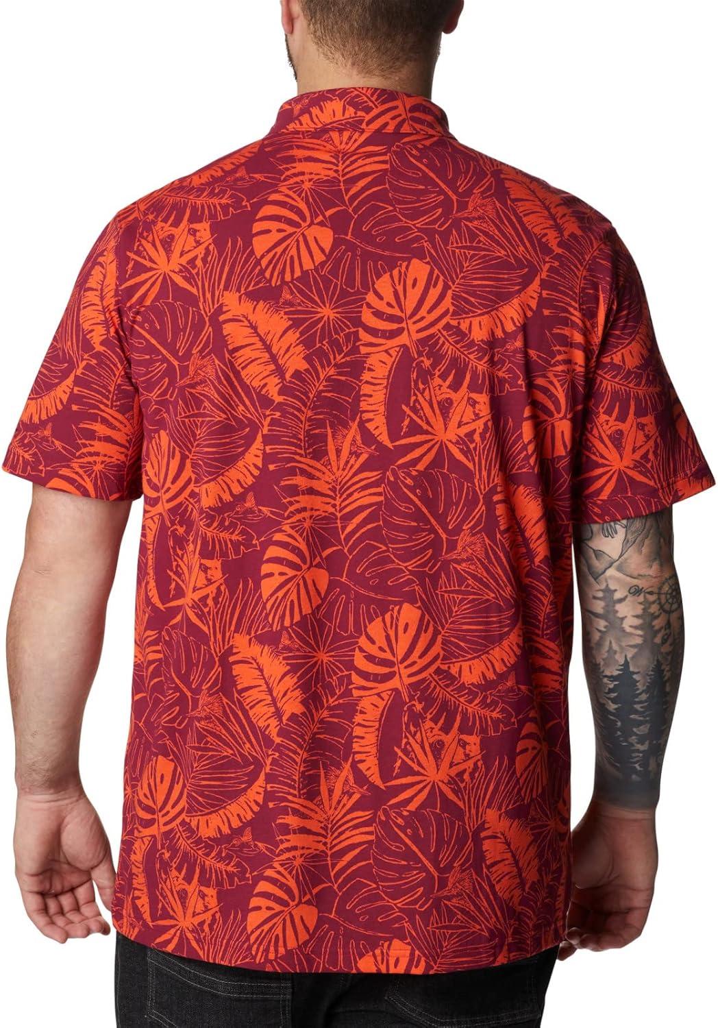 imageColumbia Mens Thistletown Ridge Polo Sp21Red Onion King Palms