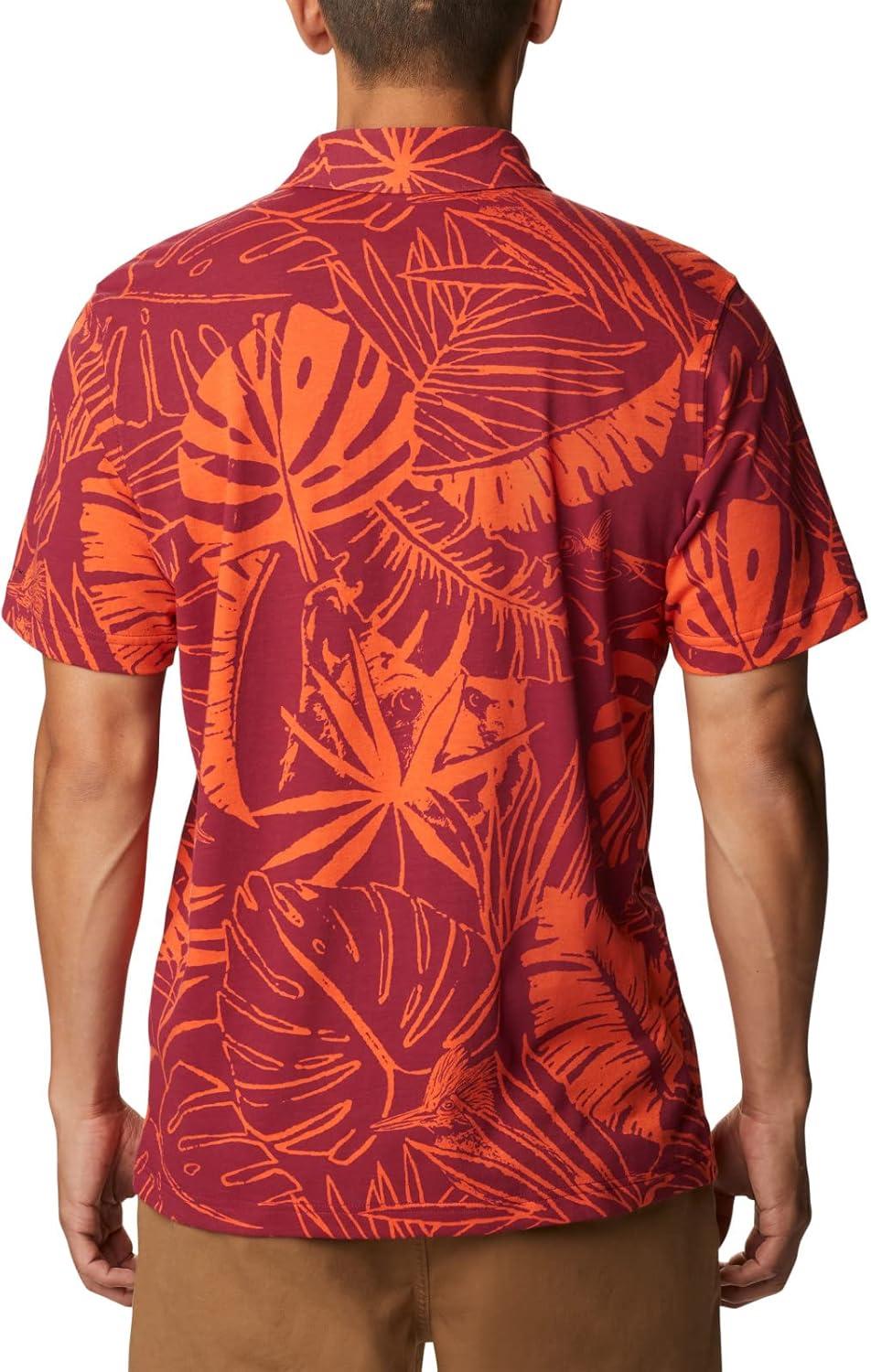 imageColumbia Mens Thistletown Ridge Polo Sp21Red Onion King Palms