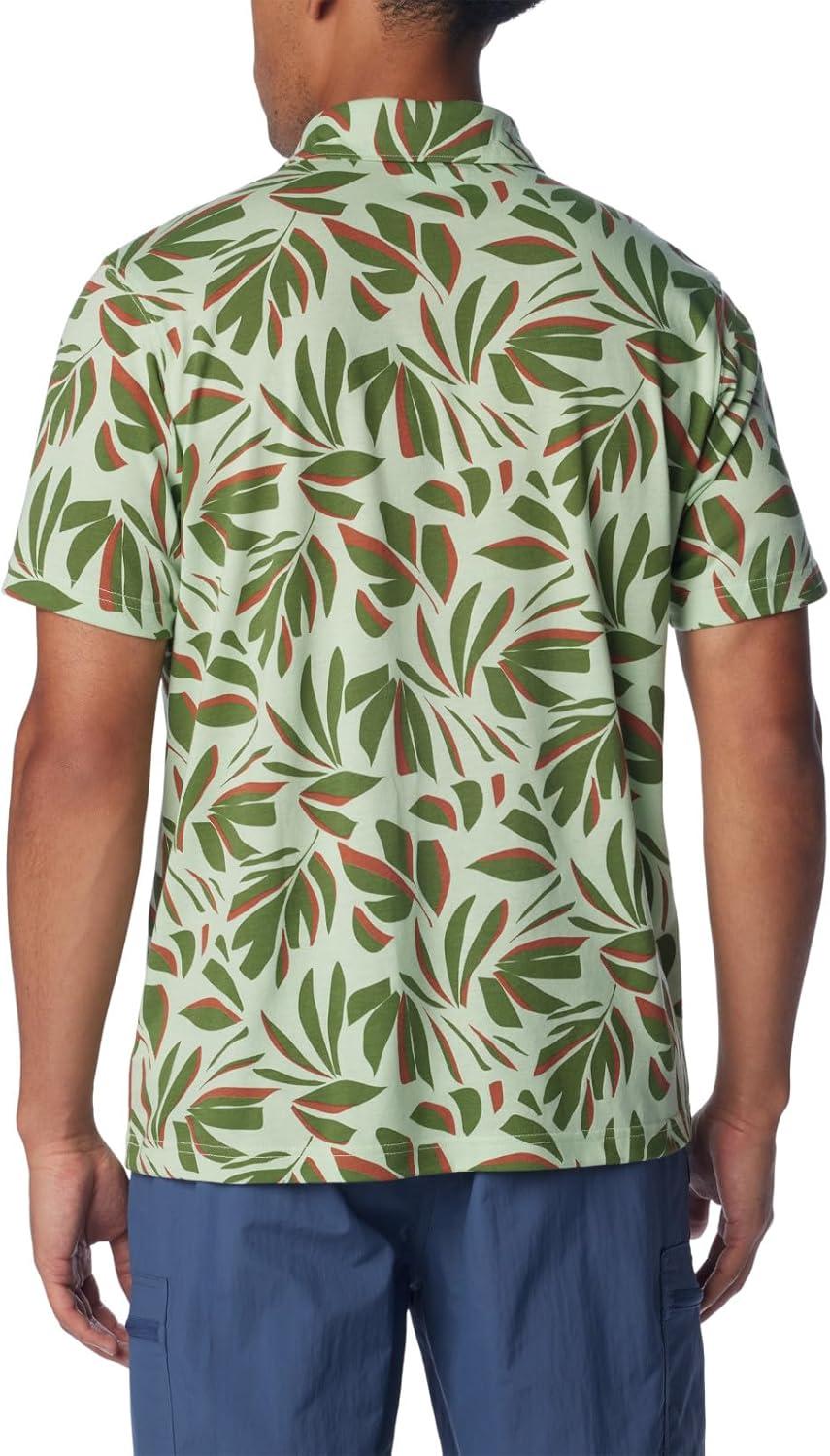 imageColumbia Mens Thistletown Ridge Polo Sp21Sage Leaf Areca
