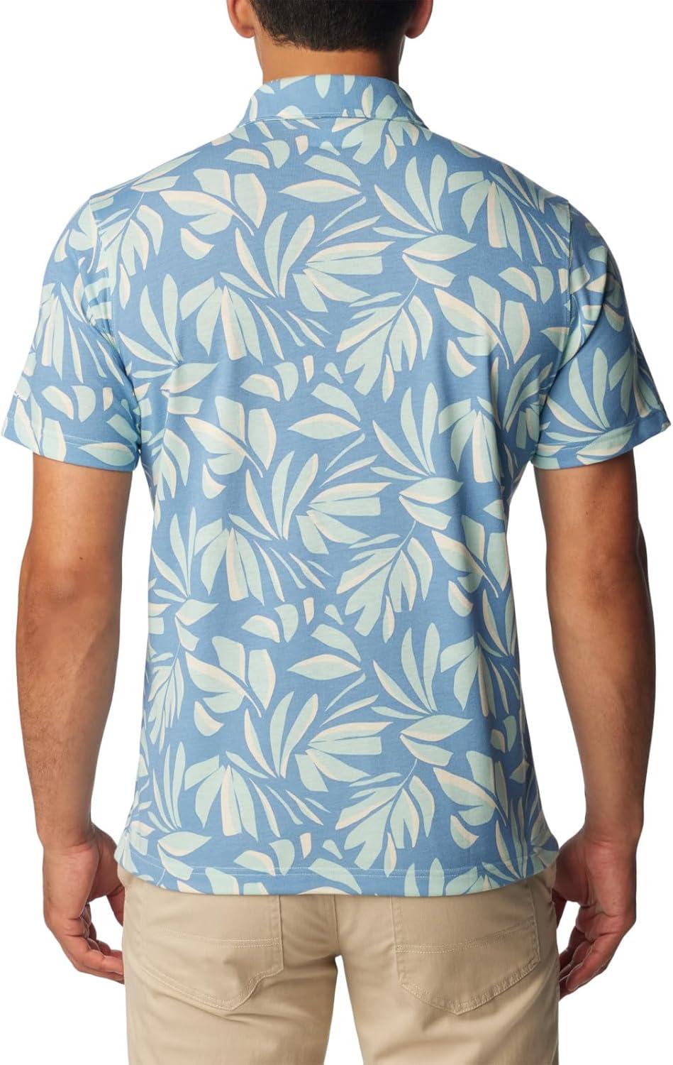 imageColumbia Mens Thistletown Ridge Polo Sp21Spray Areca