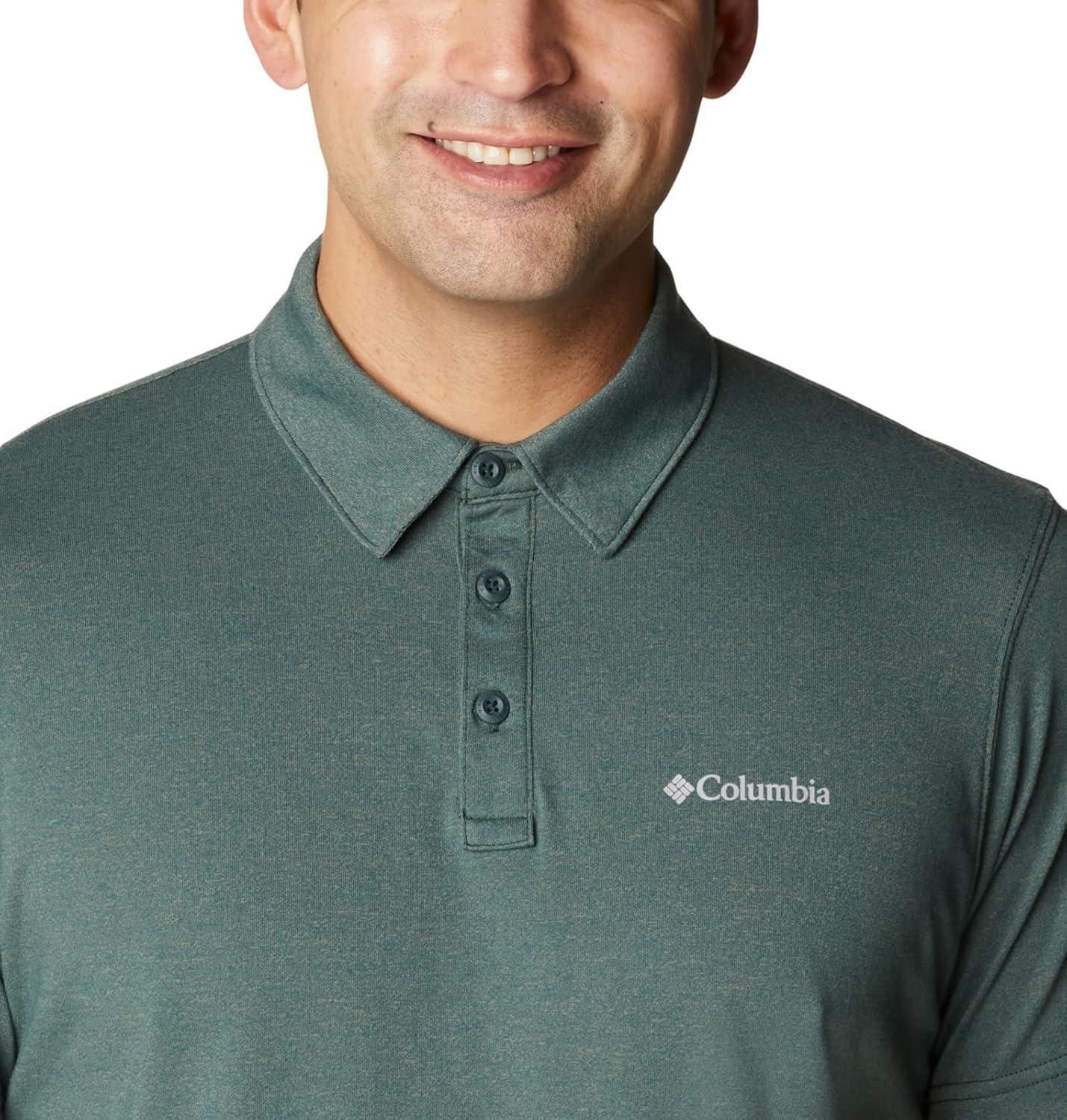 imageColumbia Mens Thistletown Ridge Polo Sp21Spruce Heather