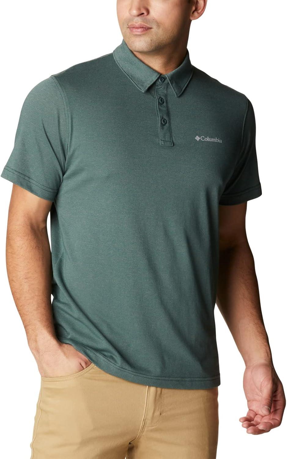 imageColumbia Mens Thistletown Ridge Polo Sp21Spruce Heather