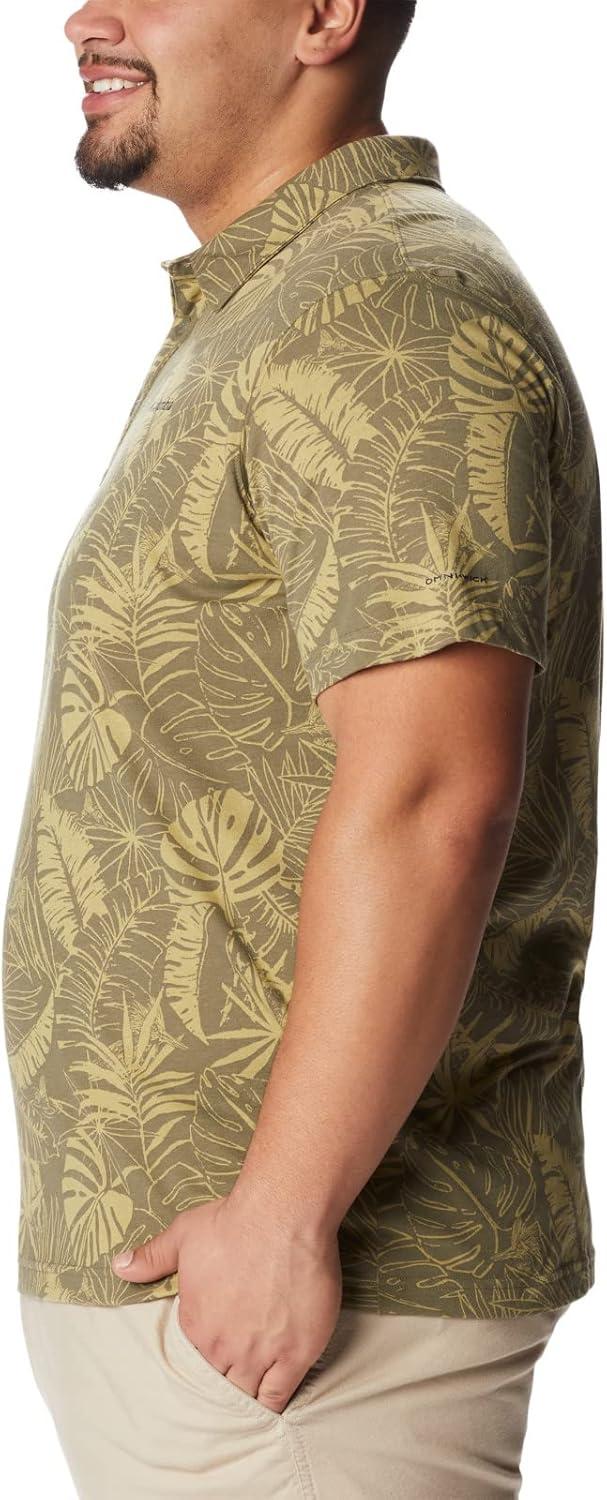 imageColumbia Mens Thistletown Ridge Polo Sp21Stone Green King Palms