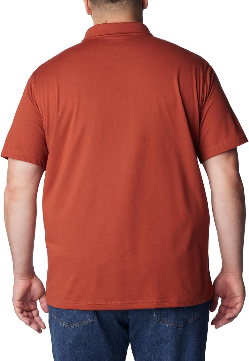 imageColumbia Mens Thistletown Ridge Polo Sp21Warp Red Heather