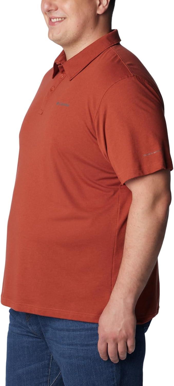 imageColumbia Mens Thistletown Ridge Polo Sp21Warp Red Heather