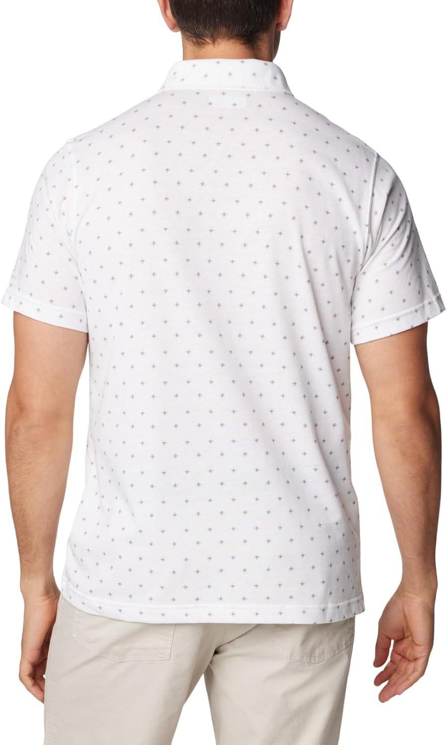 imageColumbia Mens Thistletown Ridge Polo Sp21White Dawn Dot