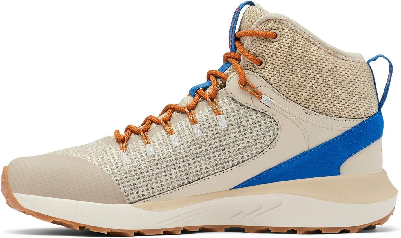 imageColumbia Mens Trailstorm Mid Waterproof Hiking ShoeAncient FossilAutumn Orange