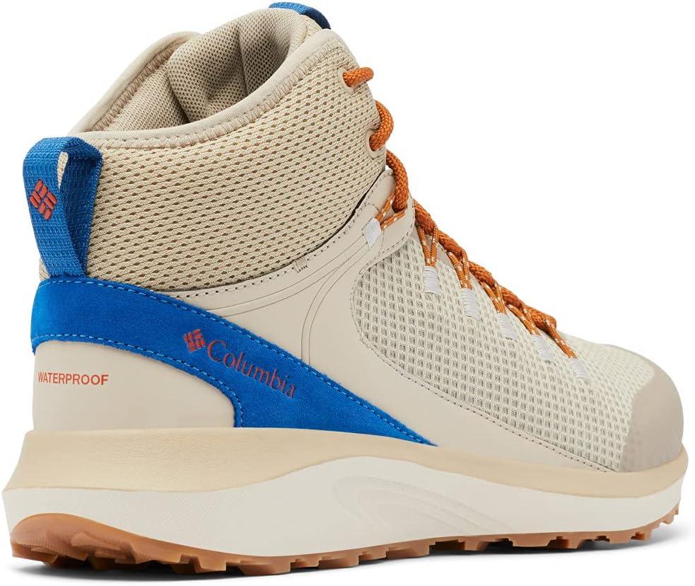 imageColumbia Mens Trailstorm Mid Waterproof Hiking ShoeAncient FossilAutumn Orange