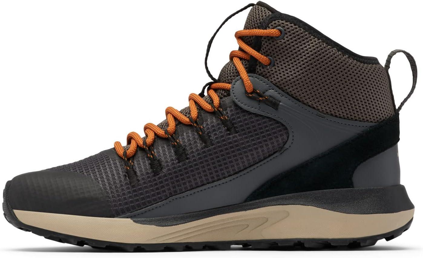 imageColumbia Mens Trailstorm Mid Waterproof Hiking ShoeDark GreyCaramel