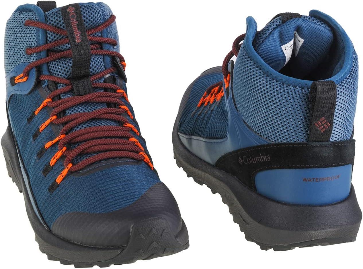 imageColumbia Mens Trailstorm Mid Waterproof Hiking ShoePetrol Blue Black