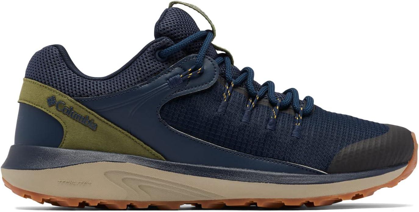 imageColumbia Mens Trailstorm Waterproof Hiking ShoeCollegiate NavyMosstone