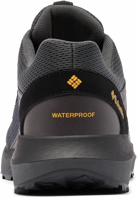 imageColumbia Mens Trailstorm Waterproof Hiking ShoeDark GreyBright Gold