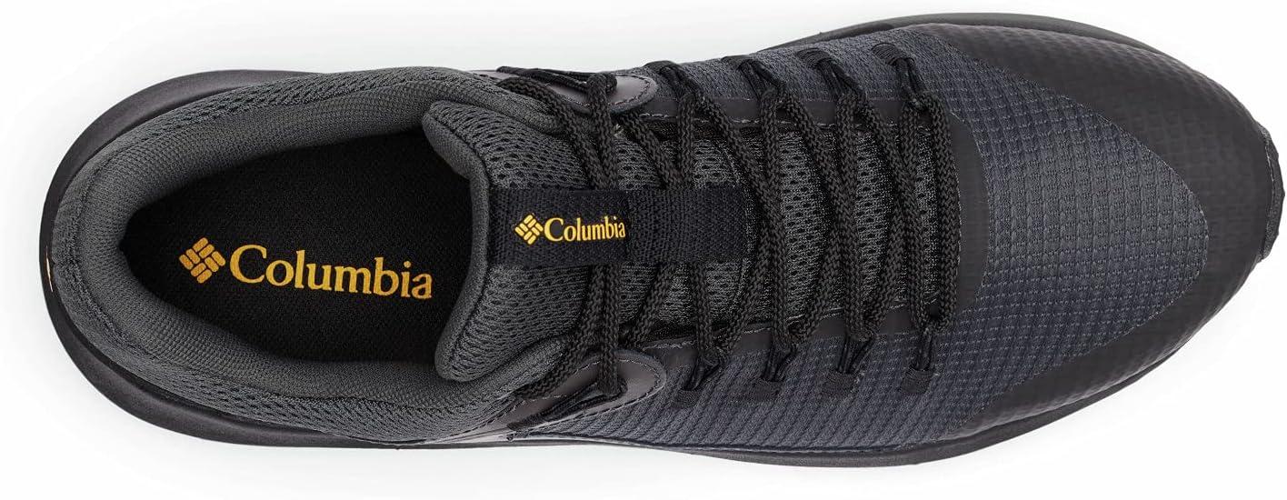 imageColumbia Mens Trailstorm Waterproof Hiking ShoeDark GreyBright Gold