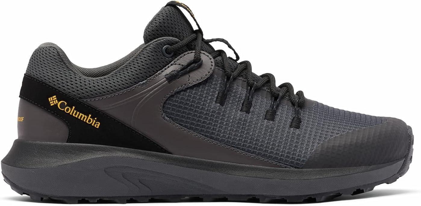 imageColumbia Mens Trailstorm Waterproof Hiking ShoeDark GreyBright Gold