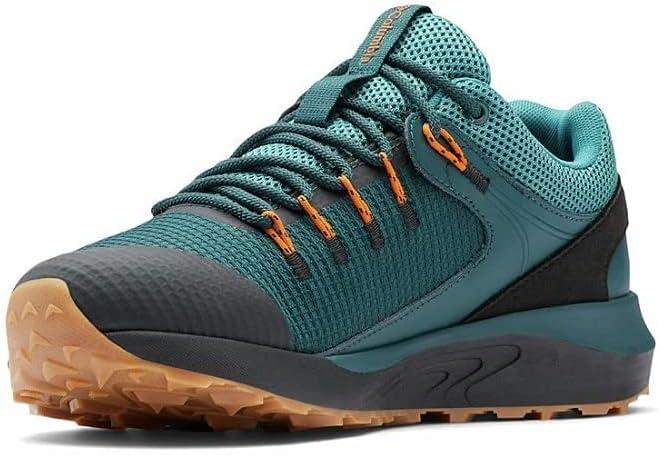imageColumbia Mens Trailstorm Waterproof Hiking ShoeGreen Dark Seas X Persimmon