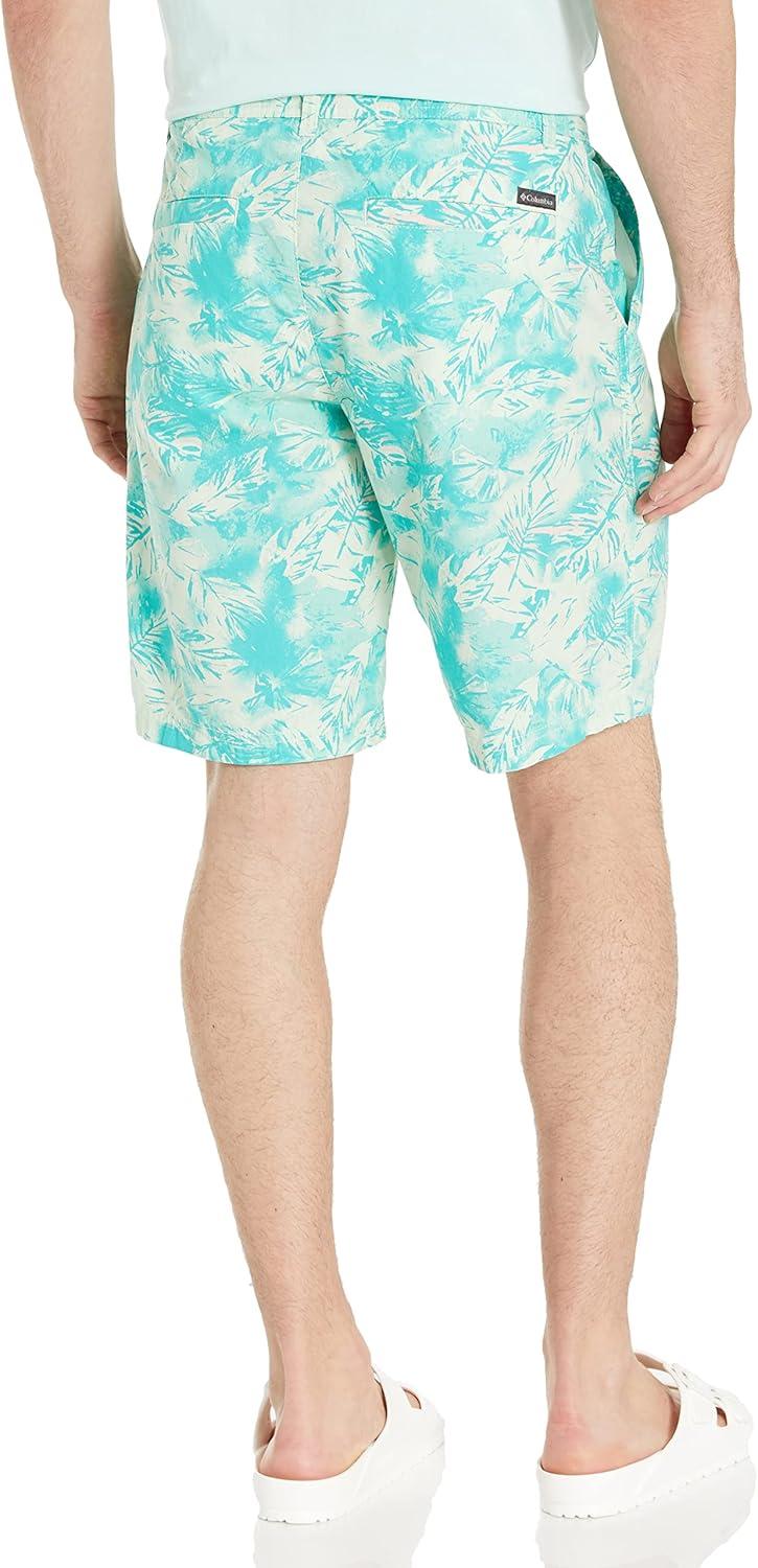 imageColumbia Mens Washed Out Printed ShortIce Green Sketchy Paradise