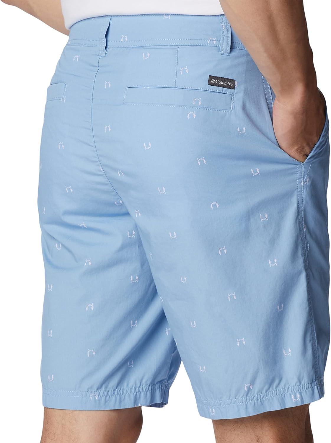 imageColumbia Mens Washed Out Printed ShortJet Stream Hammocked