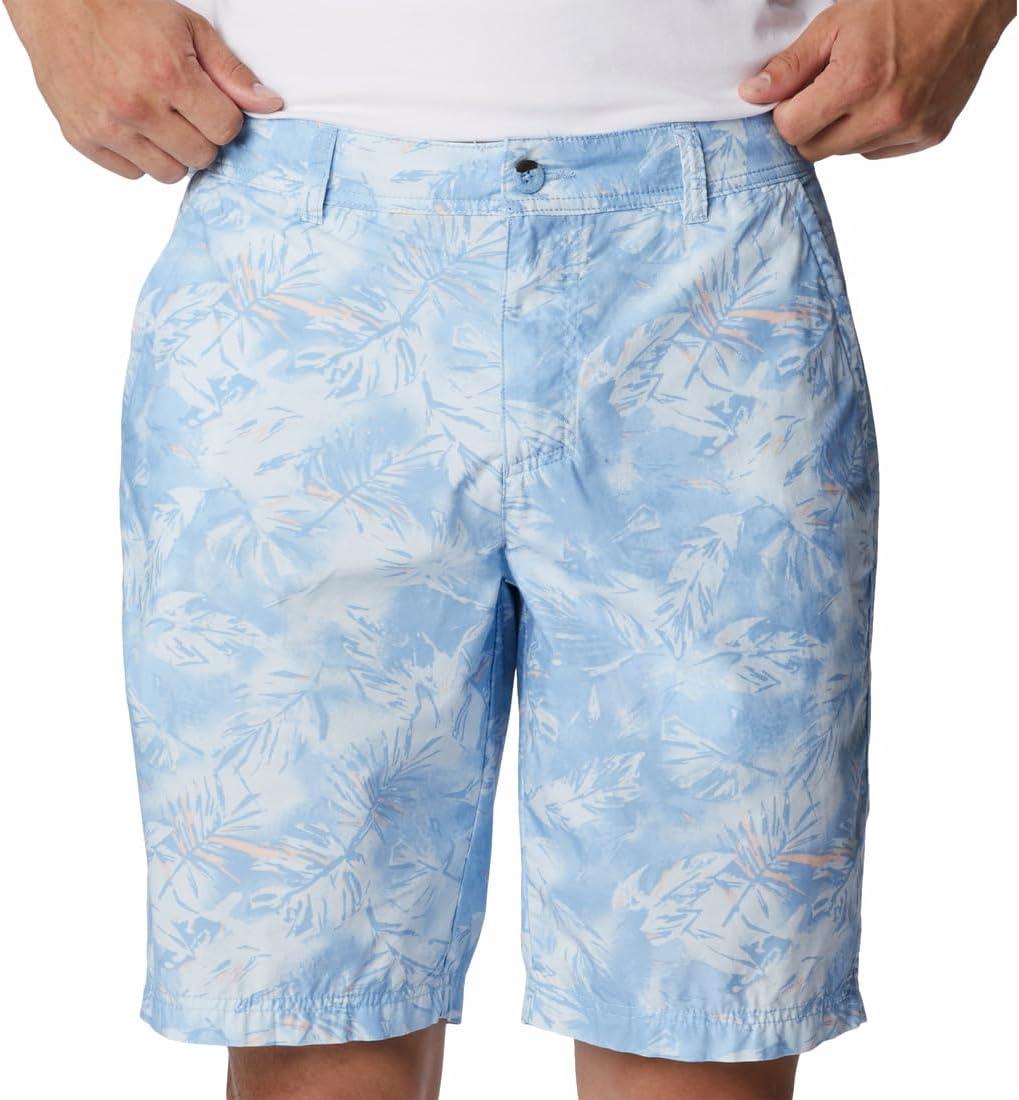 imageColumbia Mens Washed Out Printed ShortJet Stream Sketchy Paradise