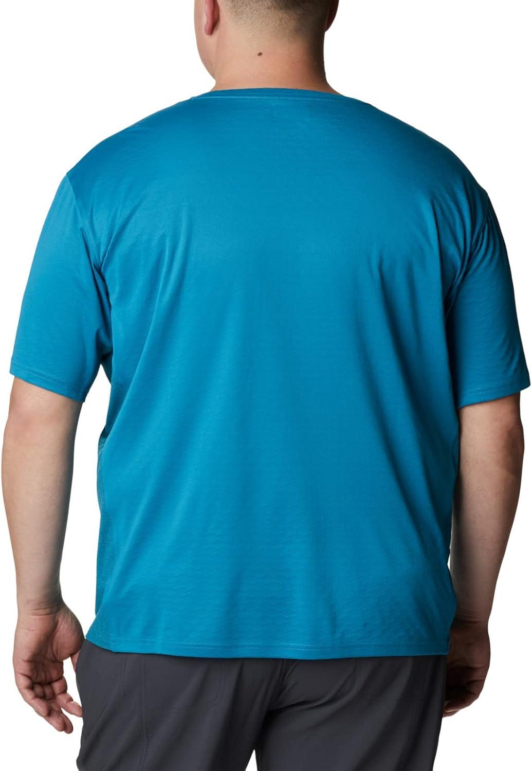 imageColumbia Mens Zero Ice CirroCool Short Sleeve ShirtDeep MarineDeep Marine Heather