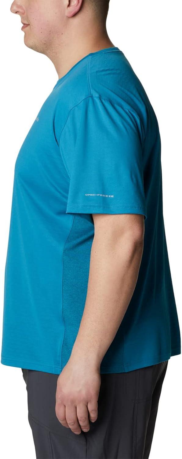imageColumbia Mens Zero Ice CirroCool Short Sleeve ShirtDeep MarineDeep Marine Heather