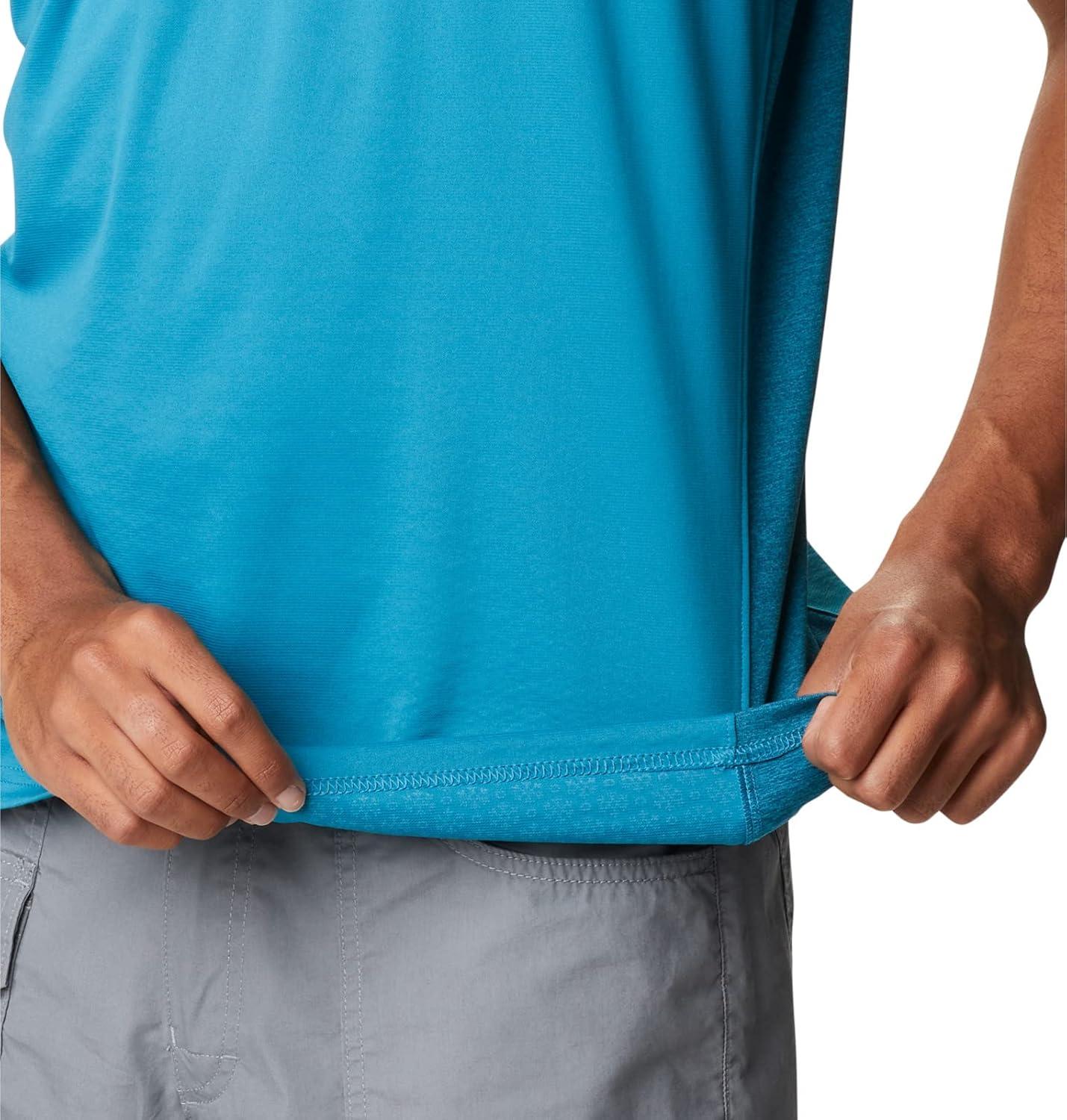 imageColumbia Mens Zero Ice CirroCool Short Sleeve ShirtDeep MarineDeep Marine Heather