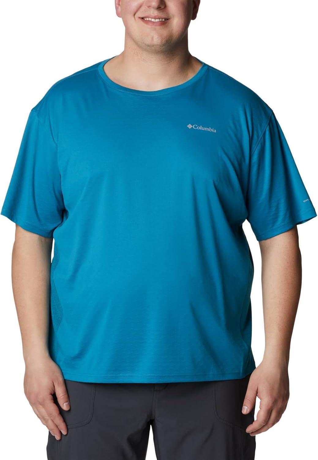 imageColumbia Mens Zero Ice CirroCool Short Sleeve ShirtDeep MarineDeep Marine Heather