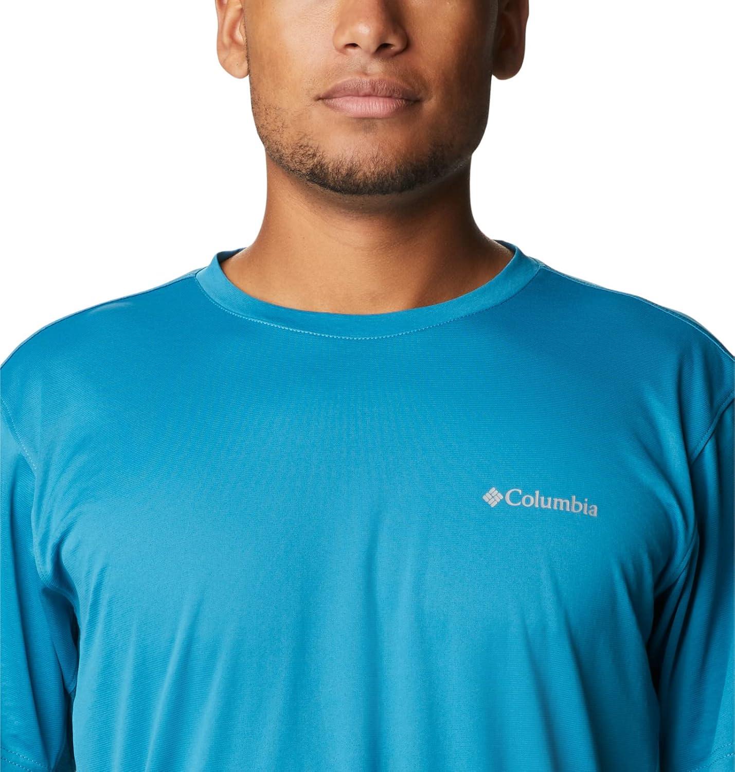 imageColumbia Mens Zero Ice CirroCool Short Sleeve ShirtDeep MarineDeep Marine Heather