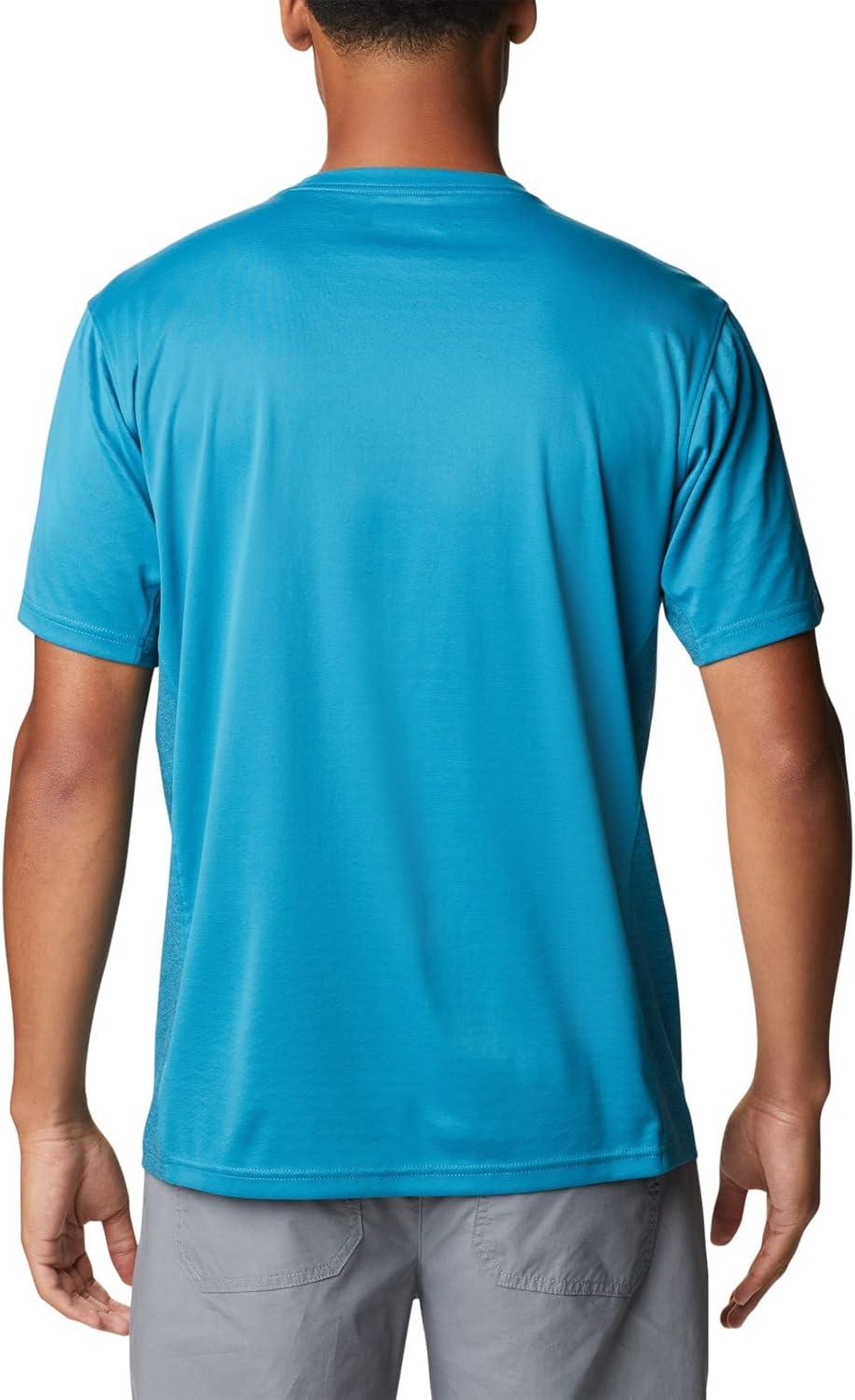imageColumbia Mens Zero Ice CirroCool Short Sleeve ShirtDeep MarineDeep Marine Heather