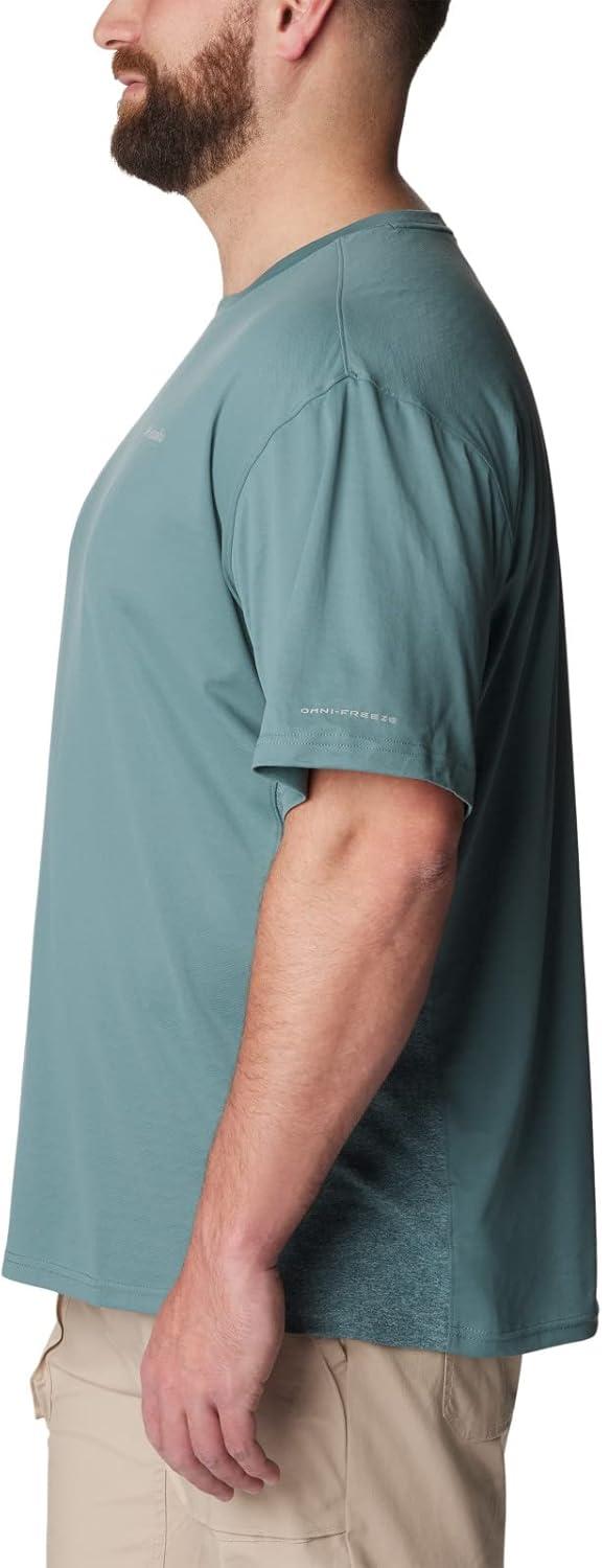 imageColumbia Mens Zero Ice CirroCool Short Sleeve ShirtMetalMetal Heather