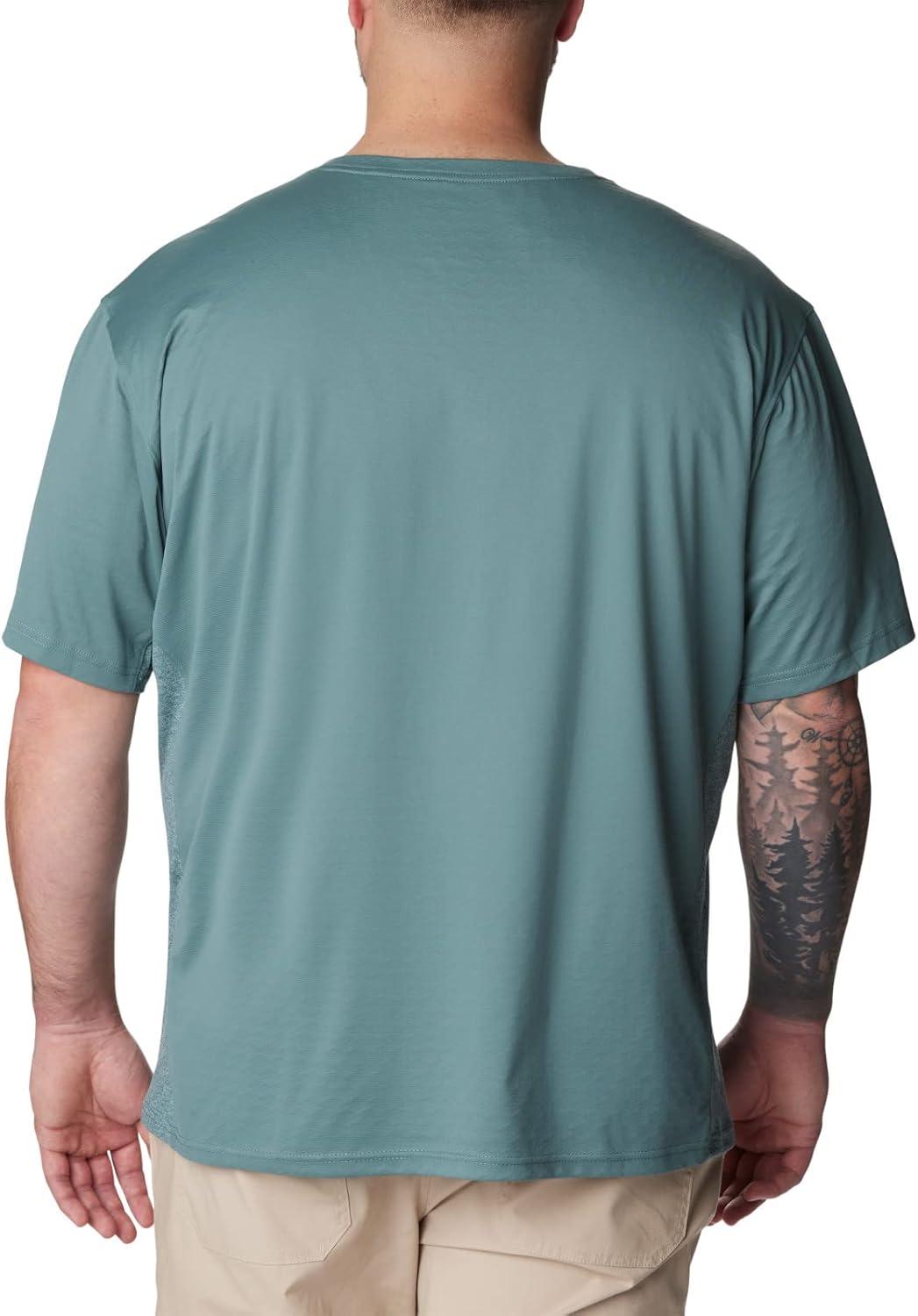 imageColumbia Mens Zero Ice CirroCool Short Sleeve ShirtMetalMetal Heather