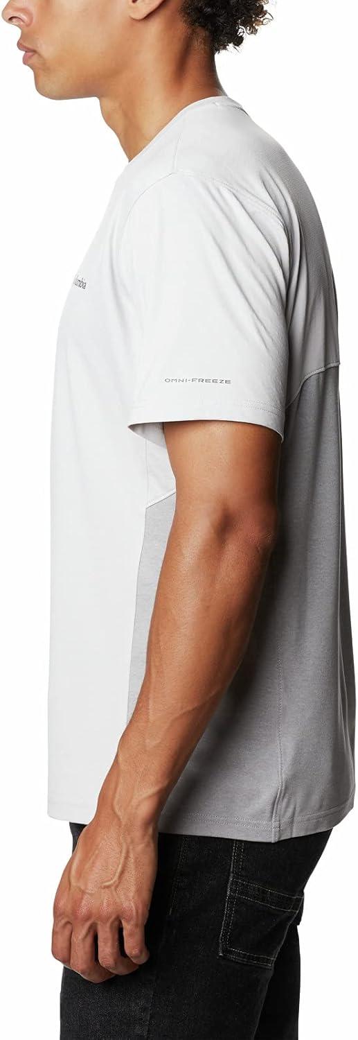 imageColumbia Mens Zero Ice CirroCool Short Sleeve ShirtNimbus GreyNimbus Grey Heather