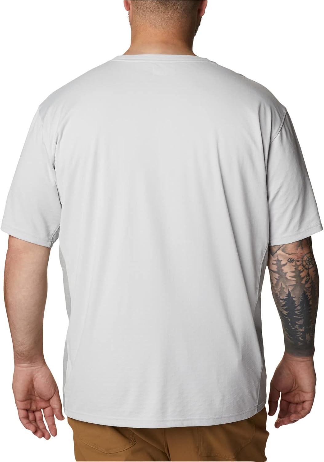 imageColumbia Mens Zero Ice CirroCool Short Sleeve ShirtNimbus GreyNimbus Grey Heather