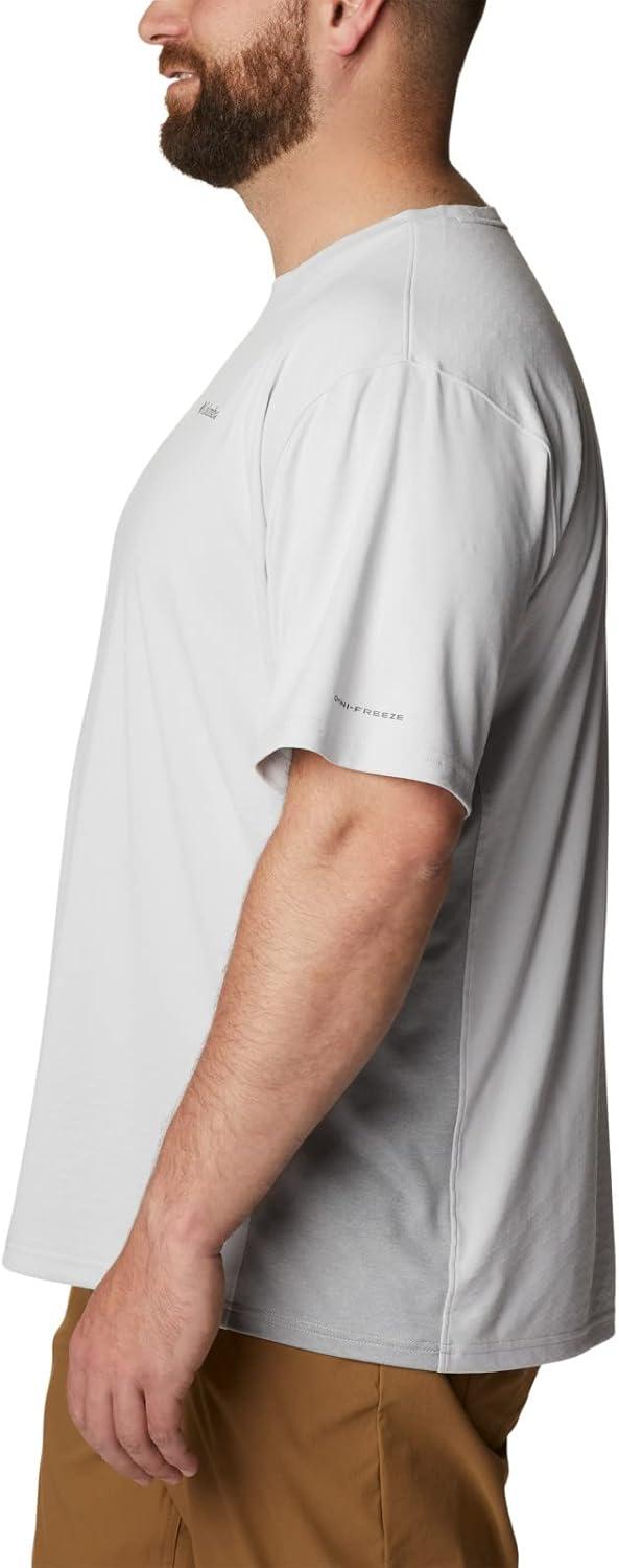 imageColumbia Mens Zero Ice CirroCool Short Sleeve ShirtNimbus GreyNimbus Grey Heather