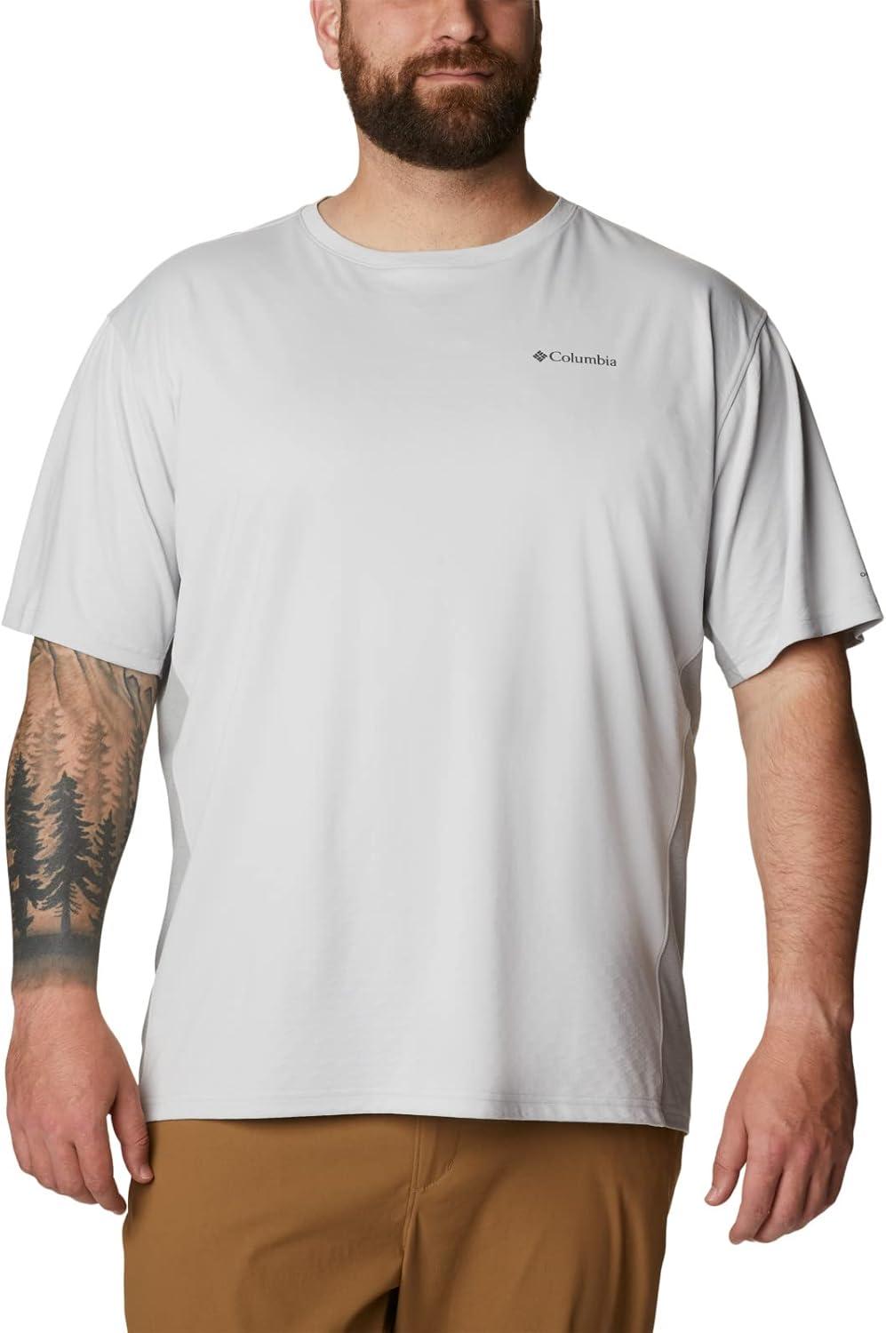 imageColumbia Mens Zero Ice CirroCool Short Sleeve ShirtNimbus GreyNimbus Grey Heather