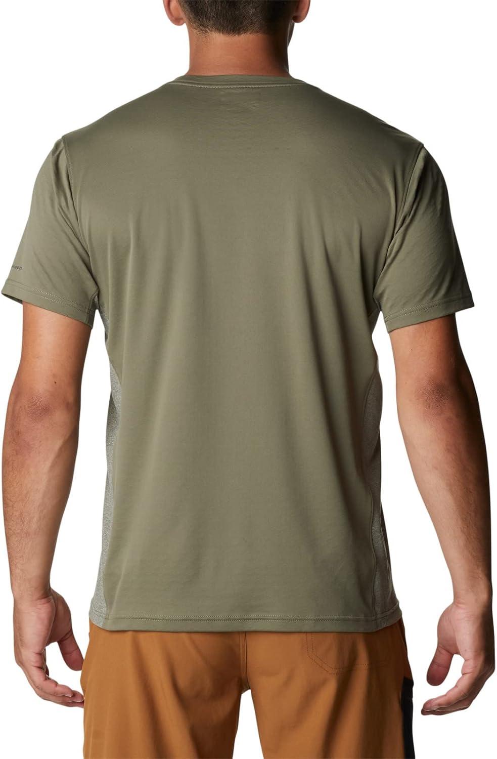 imageColumbia Mens Zero Ice CirroCool Short Sleeve ShirtStone GreenStone Green Heather