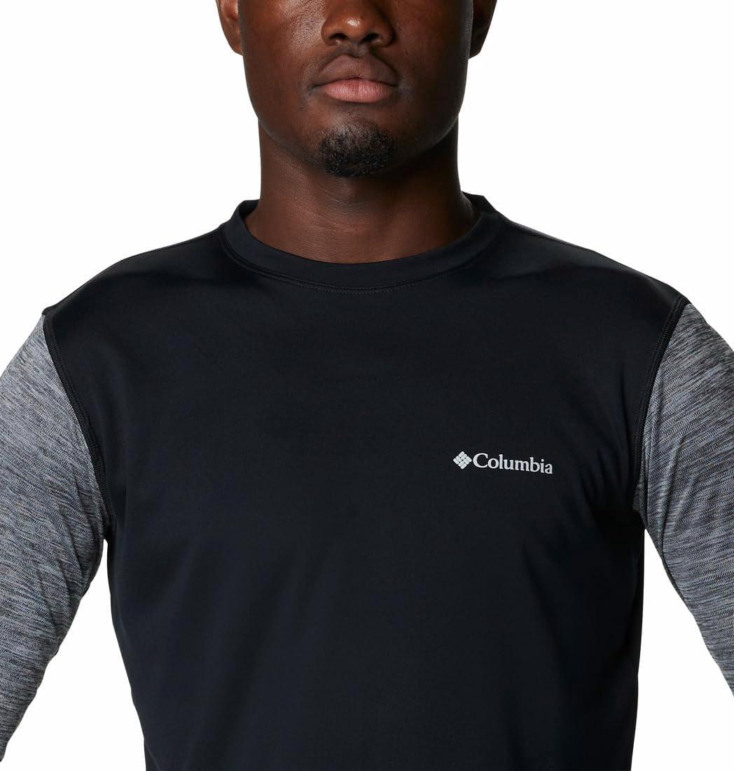 imageColumbia Mens Zero Rules Long Sleeve ShirtBlackBlack Heather