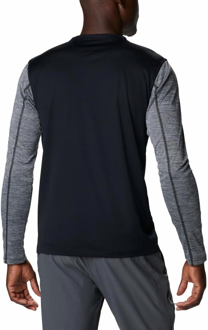 imageColumbia Mens Zero Rules Long Sleeve ShirtBlackBlack Heather