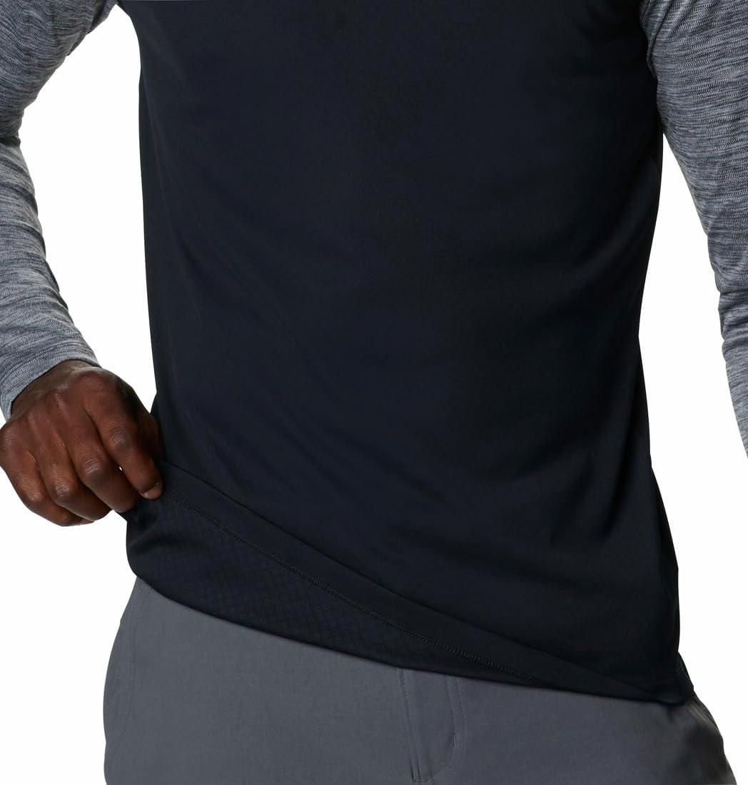 imageColumbia Mens Zero Rules Long Sleeve ShirtBlackBlack Heather
