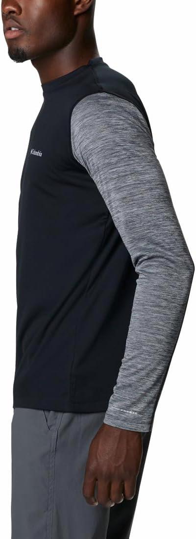 imageColumbia Mens Zero Rules Long Sleeve ShirtBlackBlack Heather
