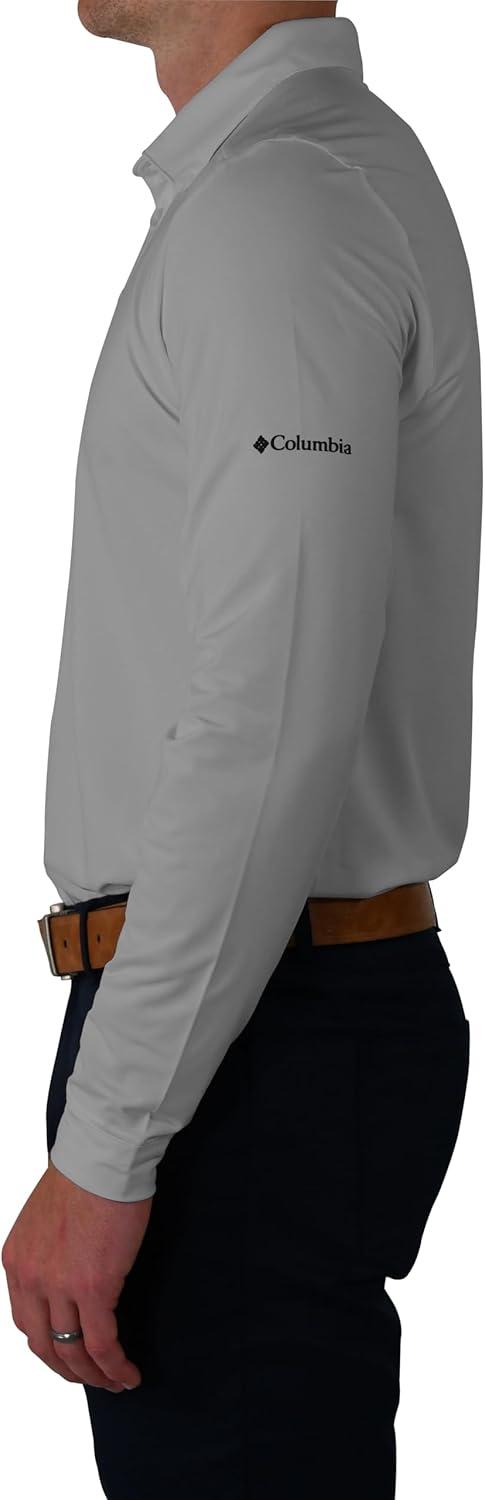 imageColumbia OmniWick Pin High Long Sleeve PoloGrey