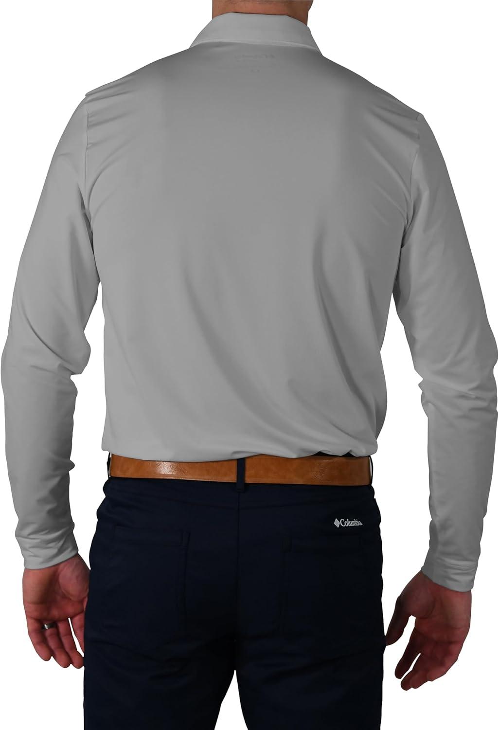 imageColumbia OmniWick Pin High Long Sleeve PoloGrey
