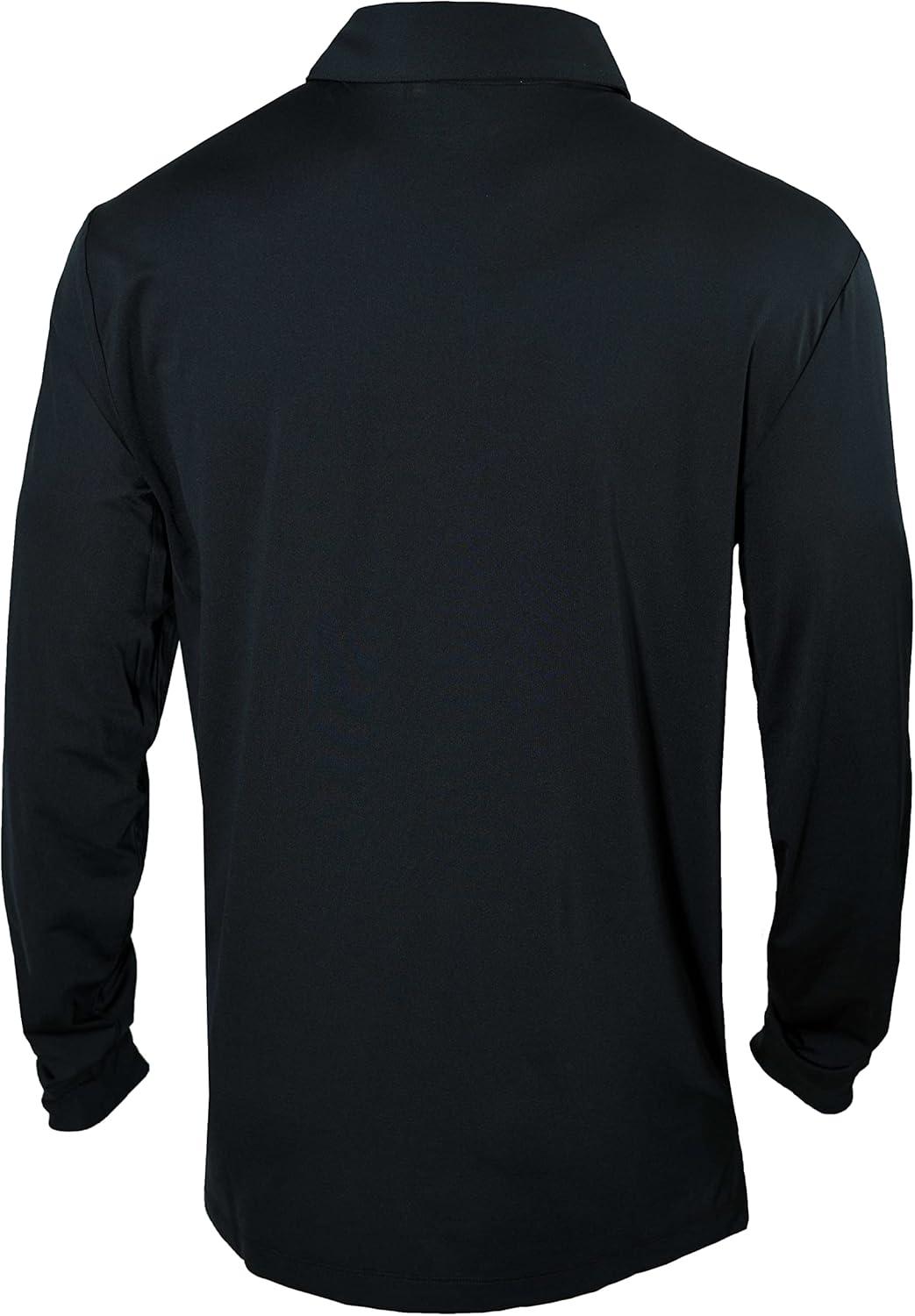 imageColumbia OmniWick Pin High Long Sleeve PoloMidnight Black