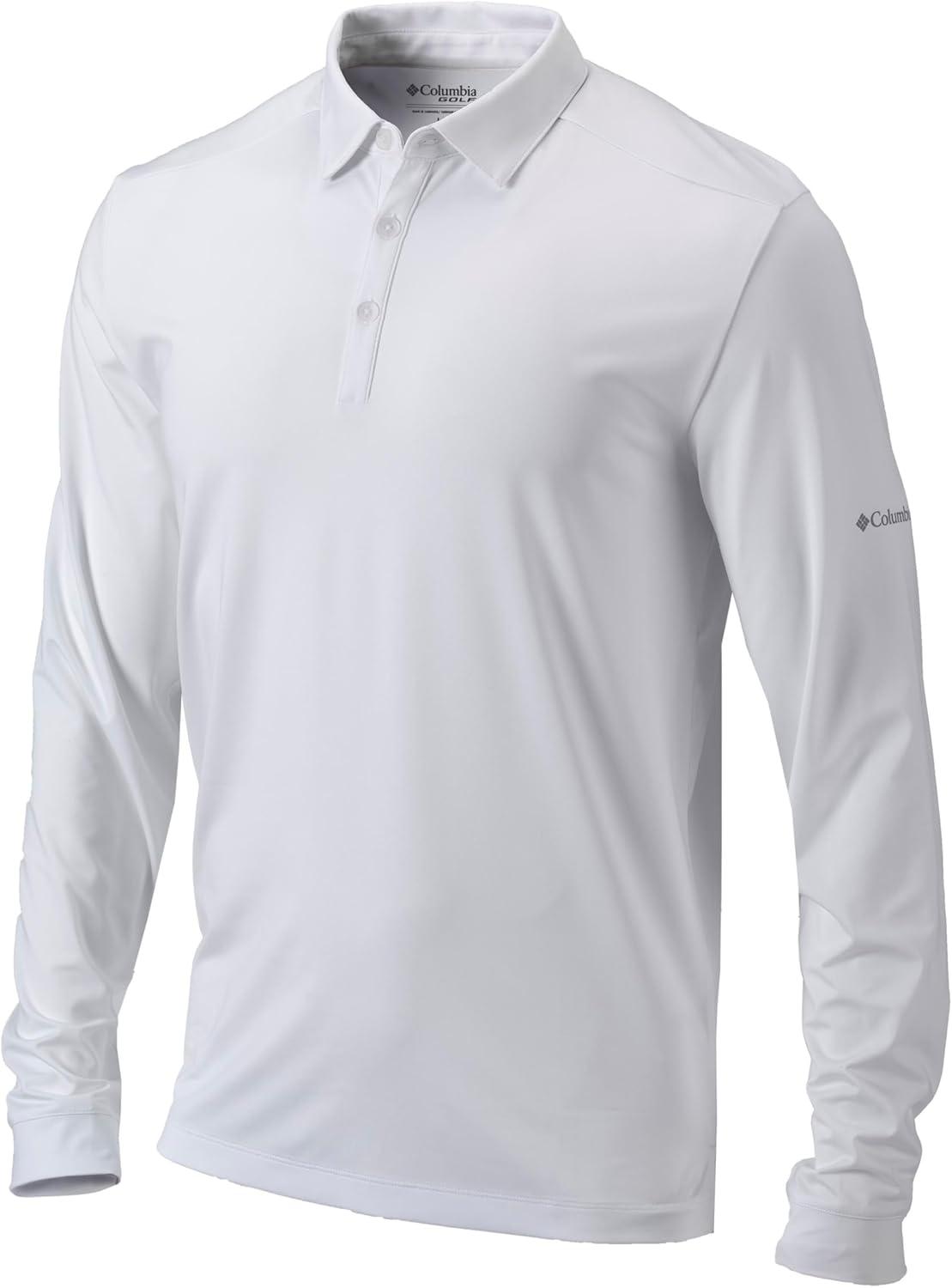 imageColumbia OmniWick Pin High Long Sleeve PoloWhite