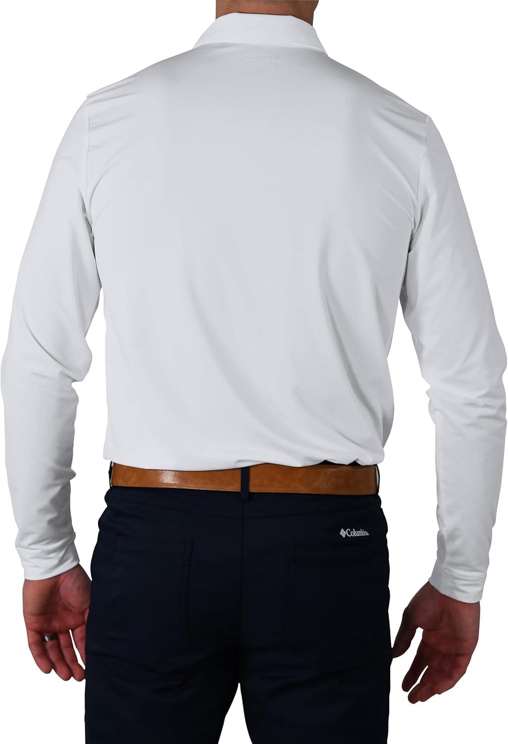 imageColumbia OmniWick Pin High Long Sleeve PoloWhite